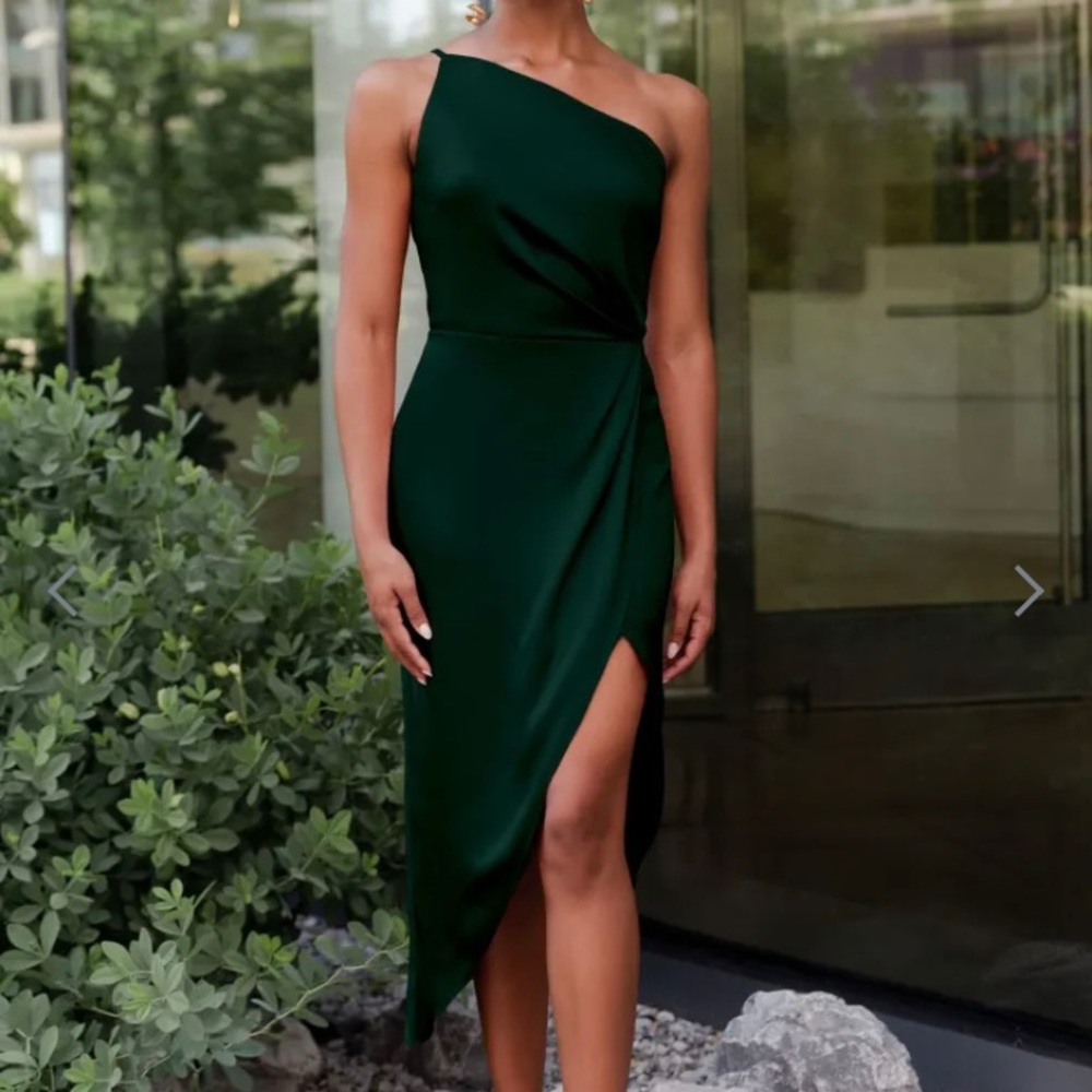 Jenny Yoo Emerald “Calla” Dress